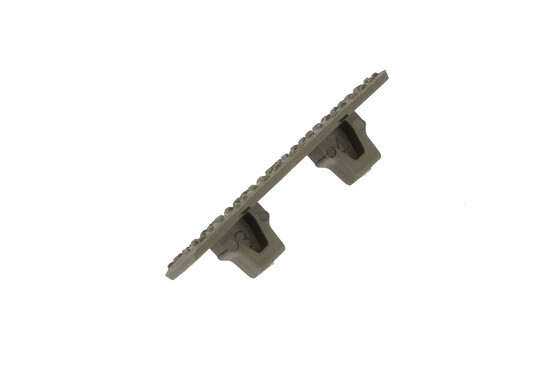 The Magpul OD green rail cover attaches directly to your rail system